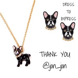 Kate Spade Ma Chérie Necklace Earrings Set